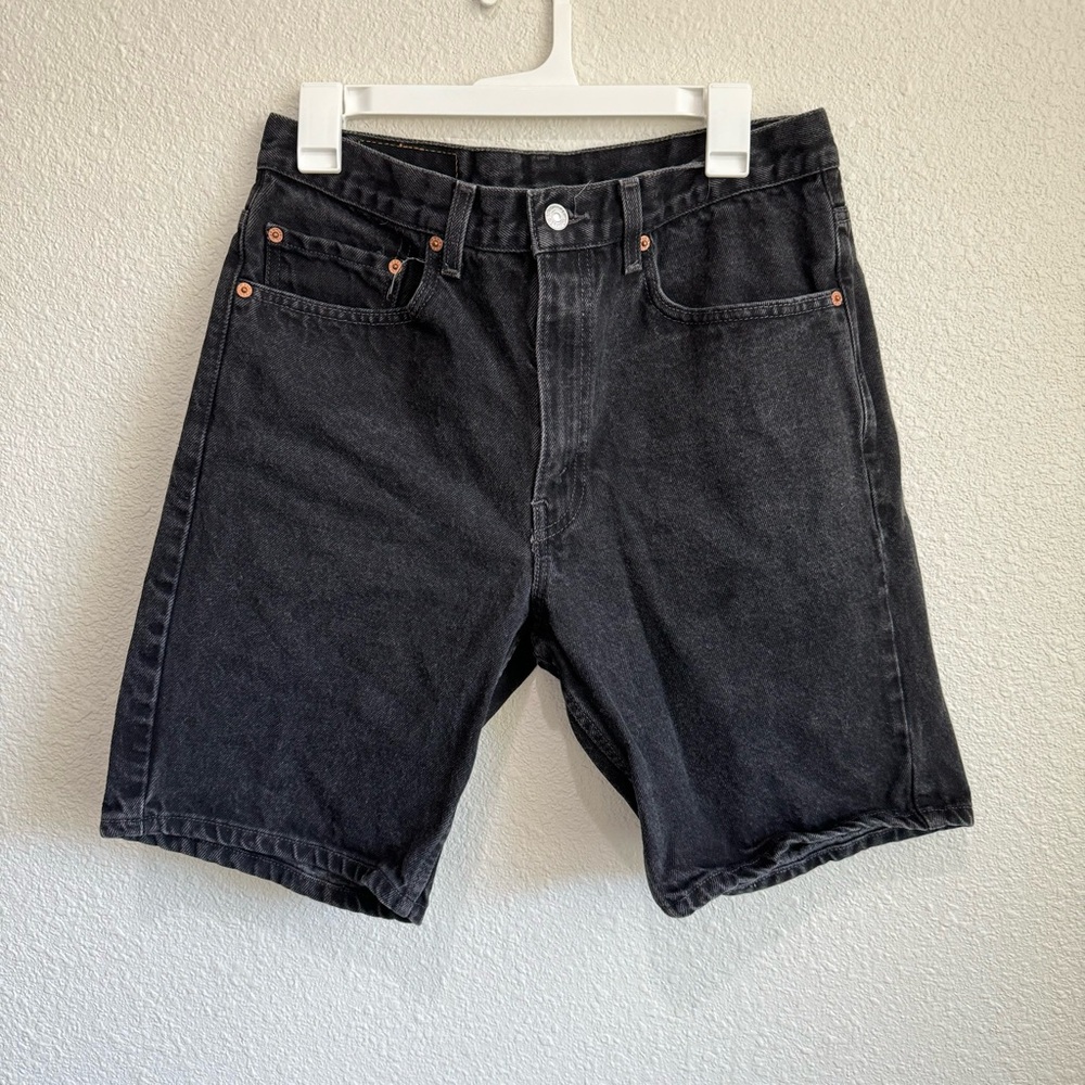 Levi's Black Jean Shorts